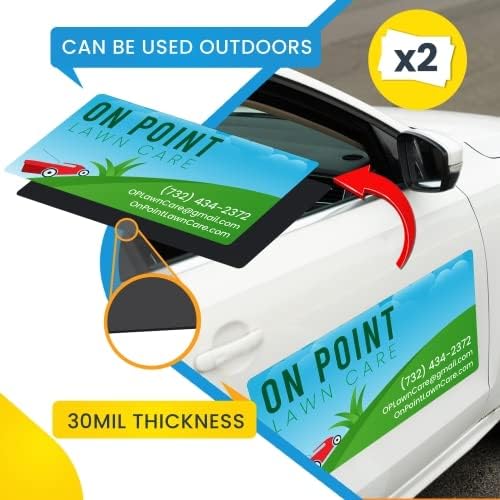 Magnet Me Up Customizable and Personalized Automotive Magnet Decals (12โx24โ Rectangle)