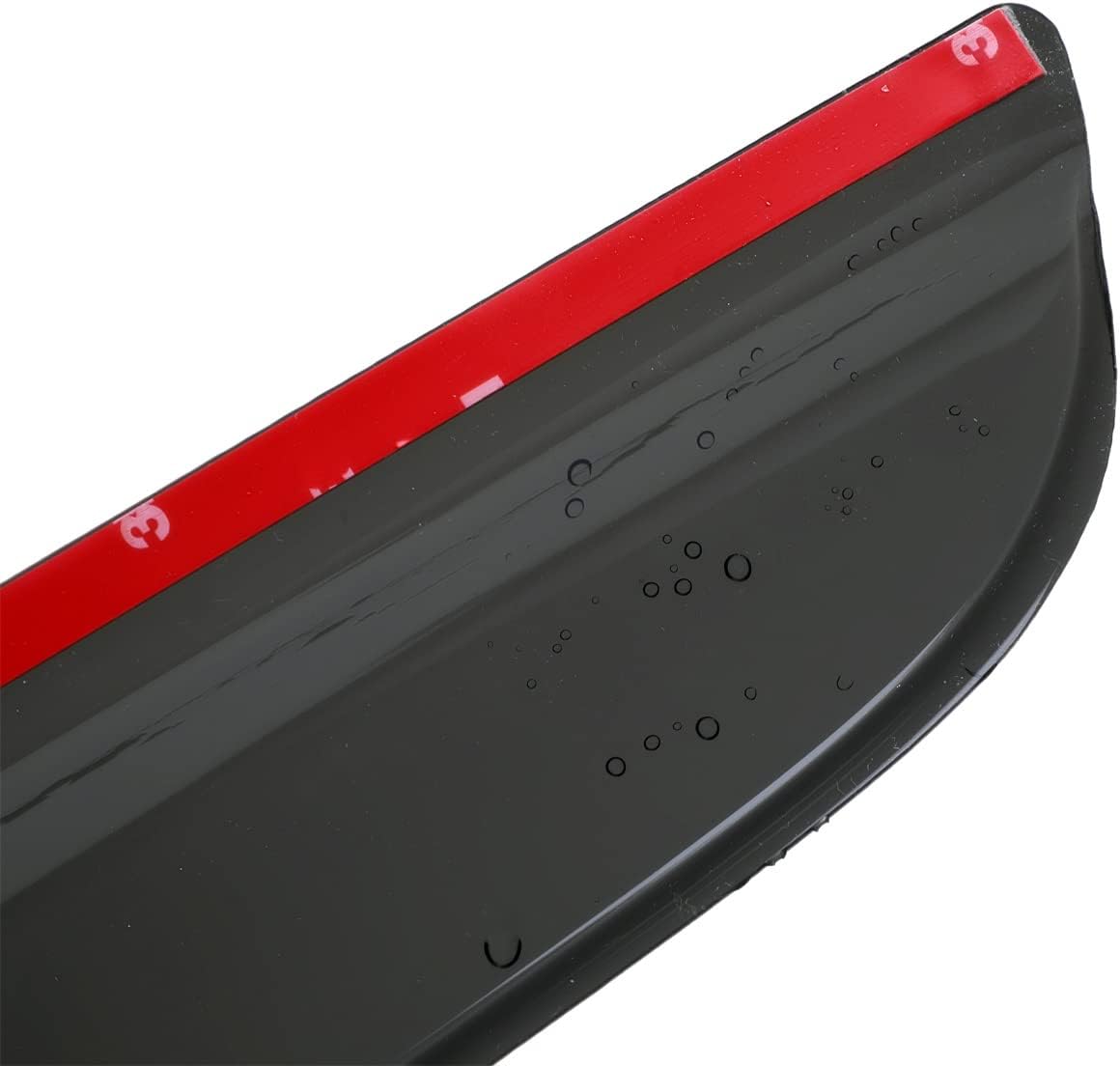 4pcs Original Shatterproof Outside Mount Style Sun Rain Guard Shields Side Window Wind Deflectors Dark Smoke Vent Window Visors for 1997-2017 Expedition / 1998-2017 Lincoln Navigator 94233