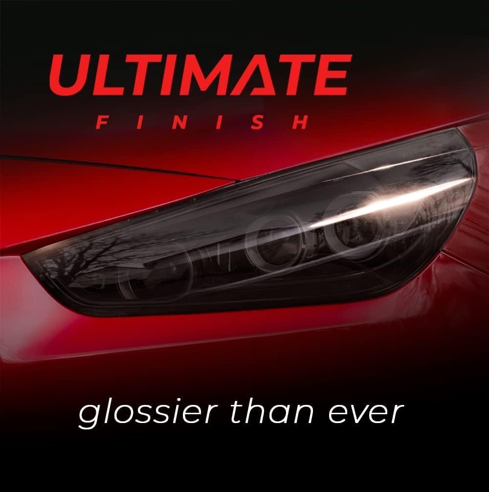 VViViD+ Ultimate Headlight Taillight Tint Vinyl Wrap (12" x 7ft, Dark Smoke)