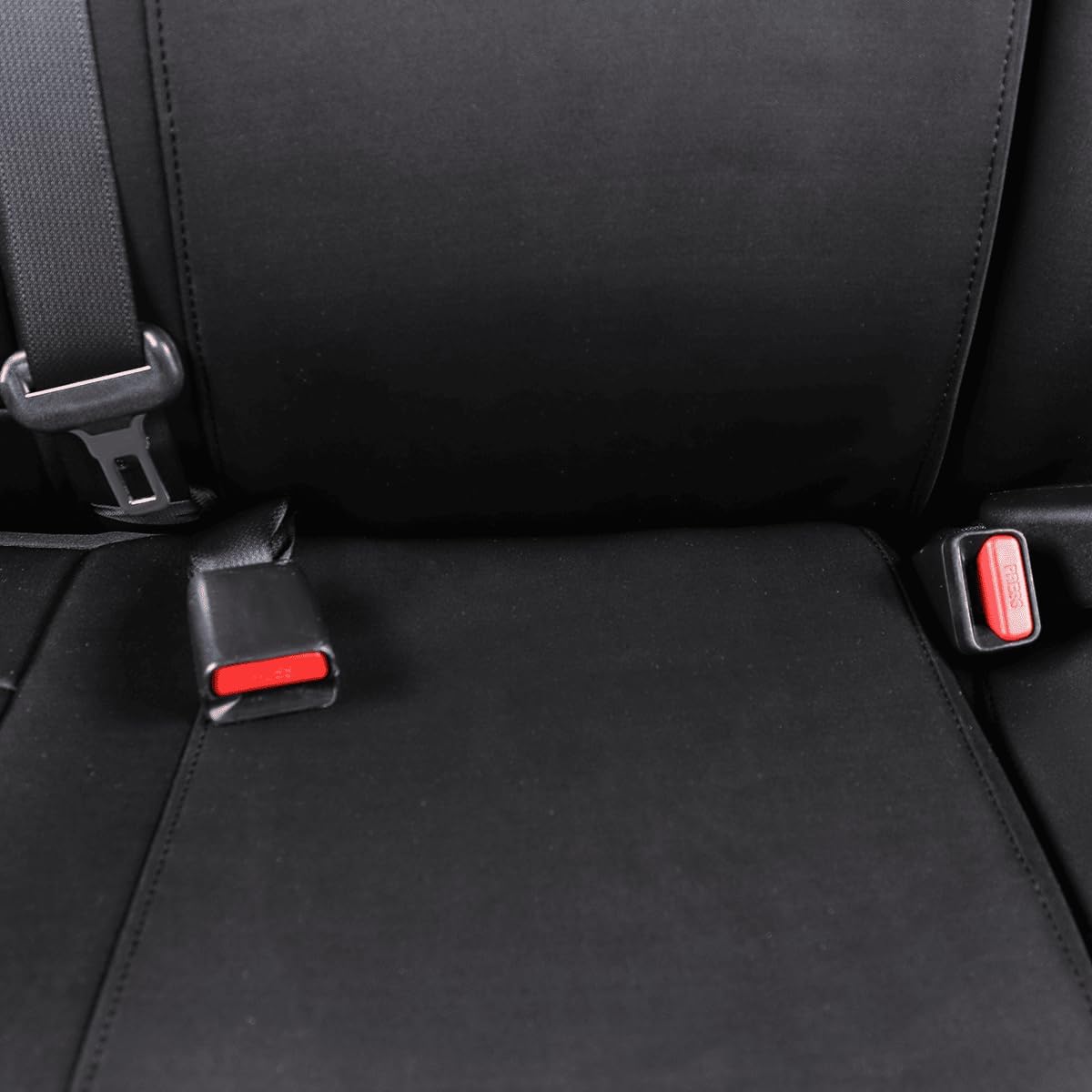 EKR Custom Fit Tacoma Front Car Seat Covers for Select Toyota Tacoma (Petrol & Hybrid) 2024 2025 Double cab SR,SR5,TRD Sport,TRD Off-Road,Limited - Front Row Only,Neoprene (Black)