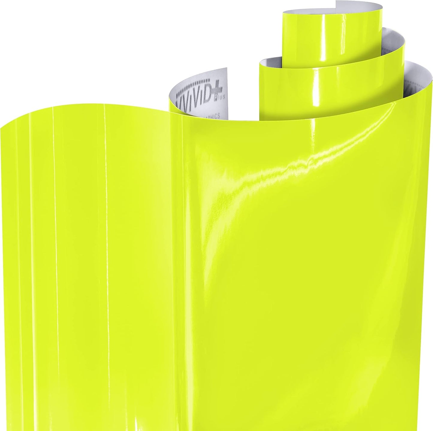 VViViD Air-Tint Headlight/Tail Light Window Tint (12" X 48", Bright Neon Yellow)