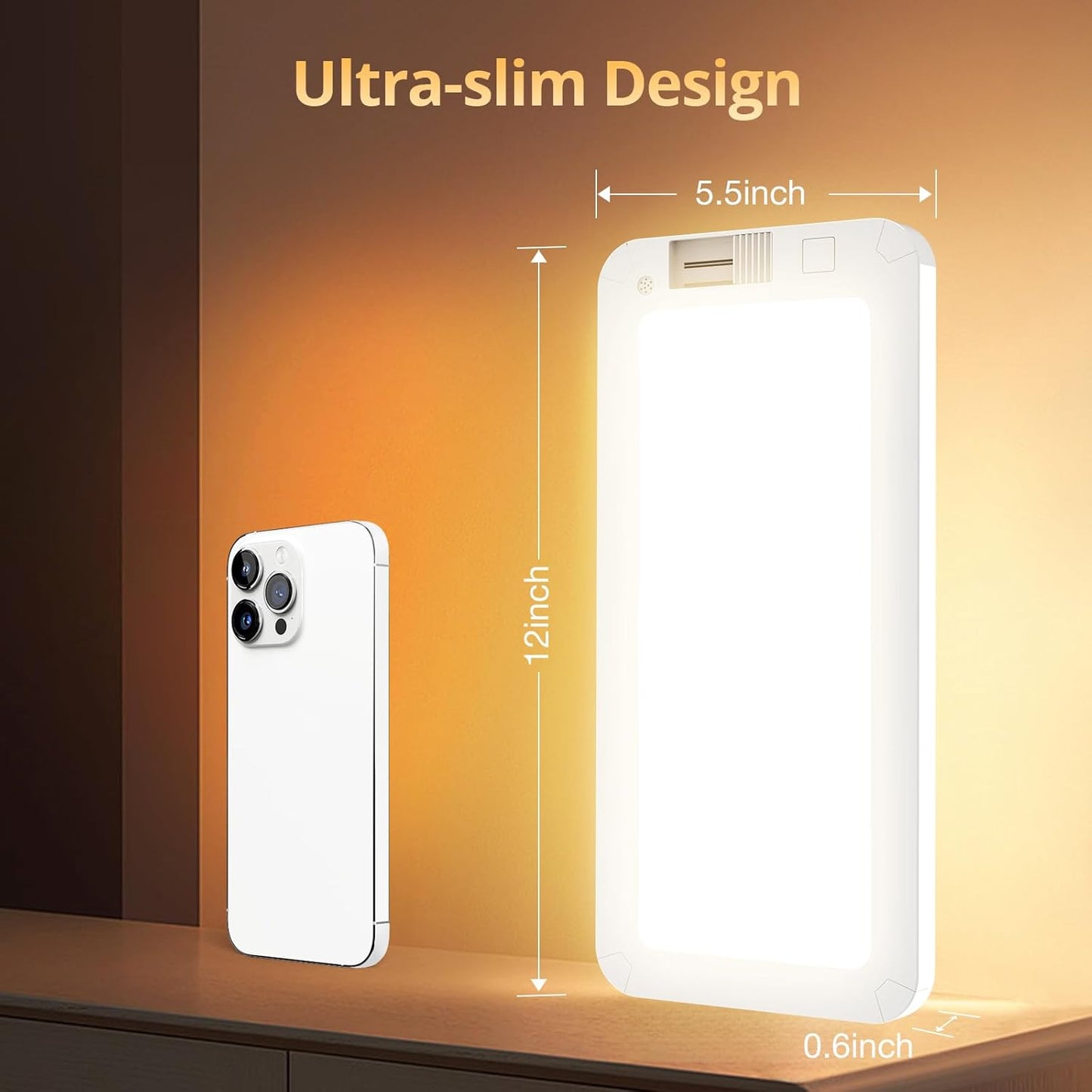 NAOEVO RV Lights Interior 2070LX, 1500LM RV LED Lights Interior 12V, Camper Lights Interior with 3 Color and Stepless Dimming, Energy-efficient RV Ceiling Light for Trailer Boat Car(6Pack, 2900-6500K)