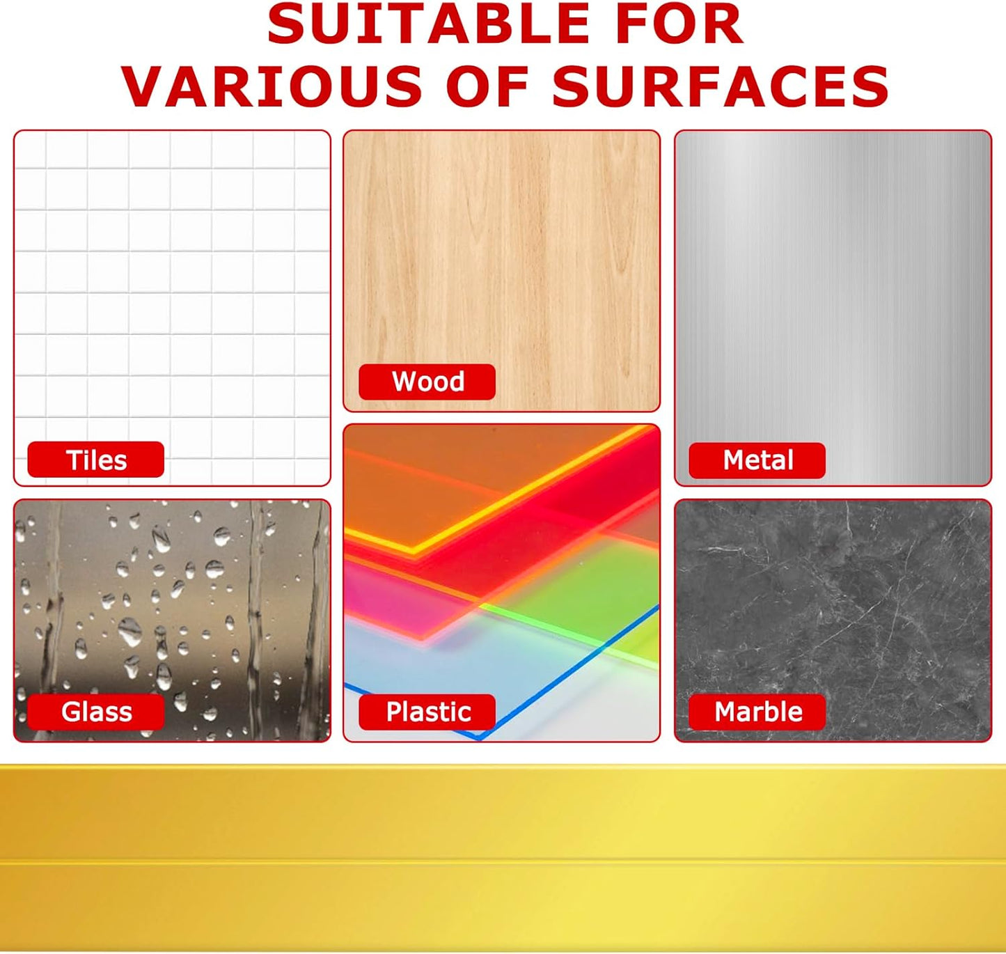 Flexible Wall Corner Protector Moulding Trim Peel and Stick Wall Corner Guards Edge Protector Self Adhesive Molding Trim Strip for Edge Ceiling (Gold, 0.8 in x 40 Ft)