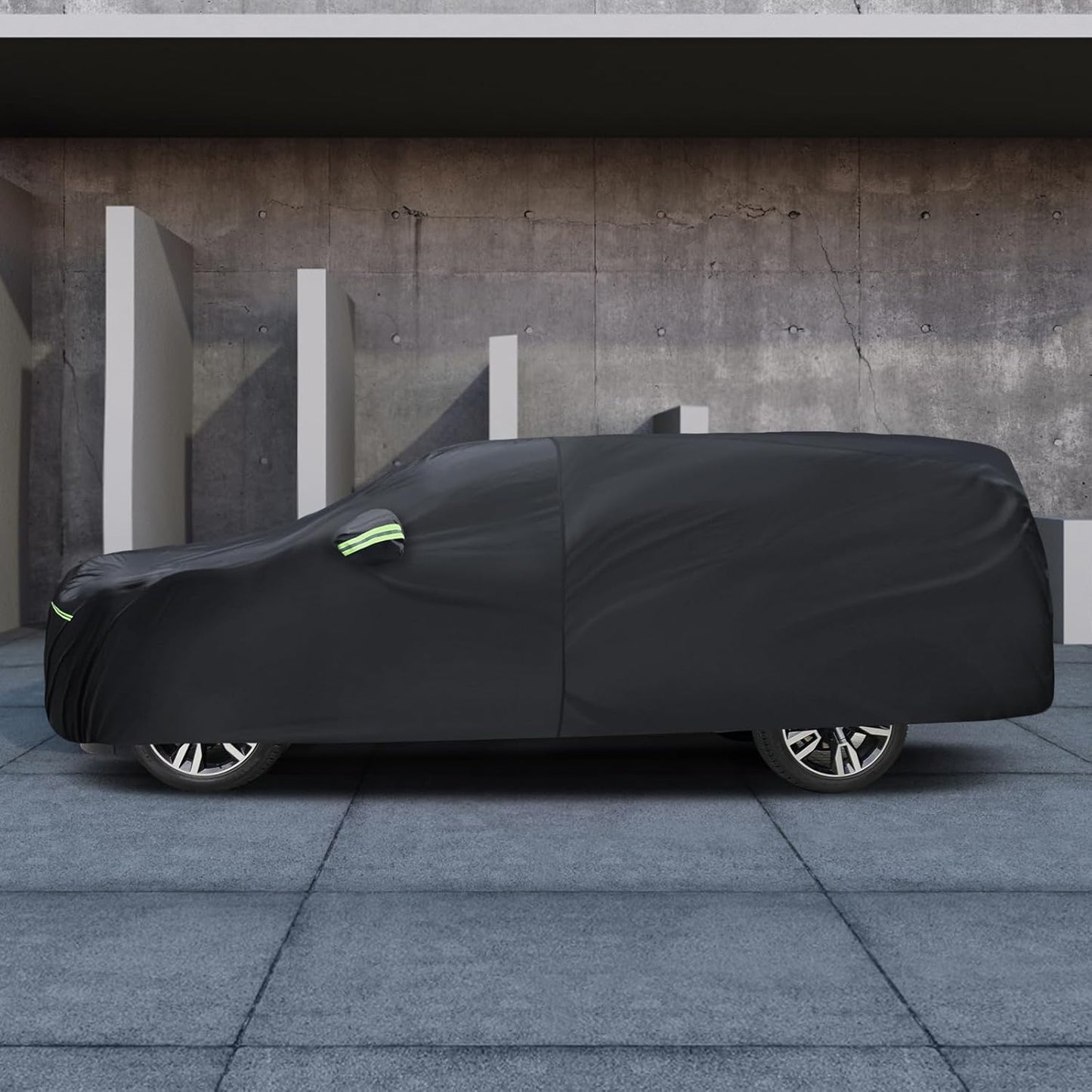 Car Cover Custom Fit for Chevrolet Chevy Suburban 1973-2025, Migaven Waterproof Full Exterior Cover Sun Rain Protection with Door Zipper and Cotton Lining