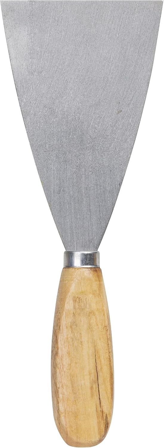 Landscape Curb Trowel 4” x 6” x 4” Stainless Steel Concrete Curbing Trowel Concrete Curb Tool Rectangle Edger Yellow Cement Model Tools with Handle and Putty Knife