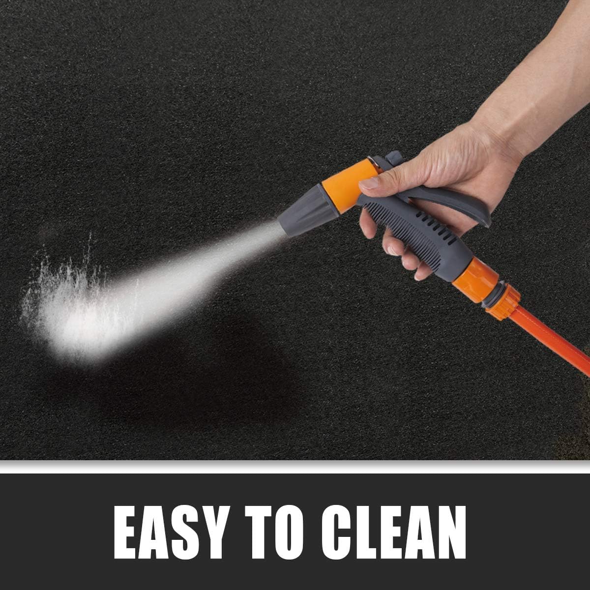 LINLA 61" x 39" (2-Pack) Absorbent Oil Mat, Contains Liquid Garage Floor mat, Motorcycle Rug for Garage,Reusable, Washable, Protects Floor or Driveway Surface, Shop,Parking