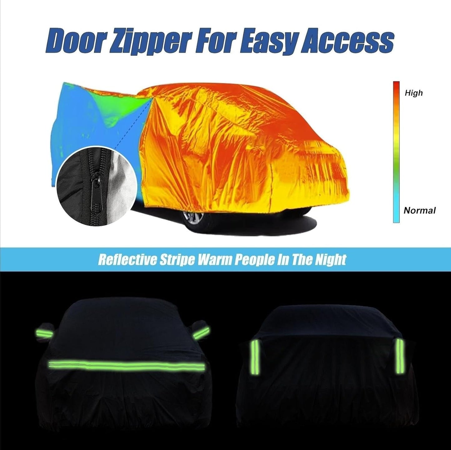 Waterproof Car Covers for 2002-2021 Mini Cooper/Cooper S 2-Door(Black) 210T Custom 6 Layers Heavy Duty Waterproof All Weather Protection Outdoor