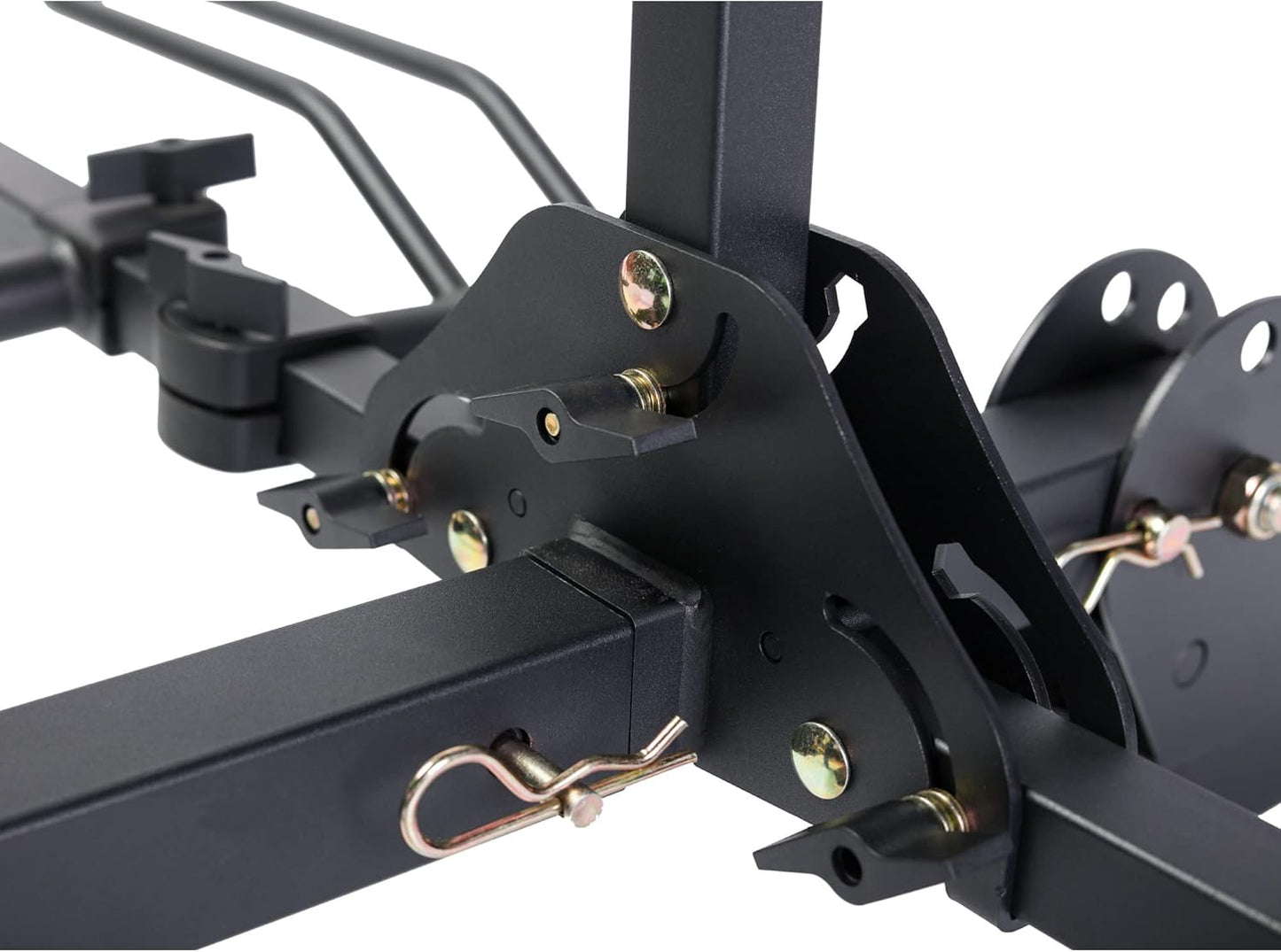 Young 4-Bike Rack Hitch Mount Platform Style Carrier for Cars Trucks SUVs Minivans with 2" Hitch Receiver, 4 Bikes X 40 lbs (160 lbs Total) Load Capacity