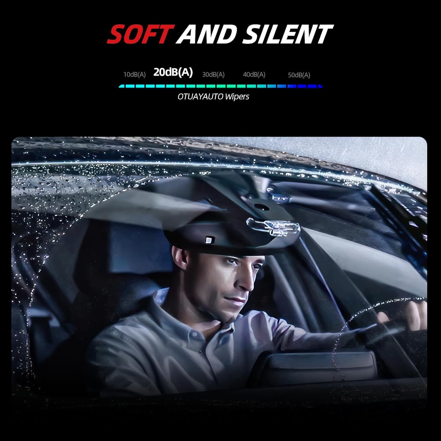 OTUAYAUTO Premium Windshield Wiper Blades - Replacement for Toyota Venza 2009-2016 - Precision Fit, All-Weather Performance, Front and Rear Wiper Blades, J/U Hook - 26"+22"+12" (Pack of 3)