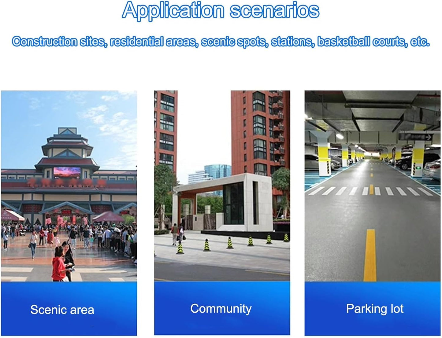 Steel Safety Bollard Post, Driveway Parking Interceptor Bollard, Crash Column Safety Warning Column, Parking Stopper for Garage, for Parking Barrier, Road Safety(Silver (1PCS))