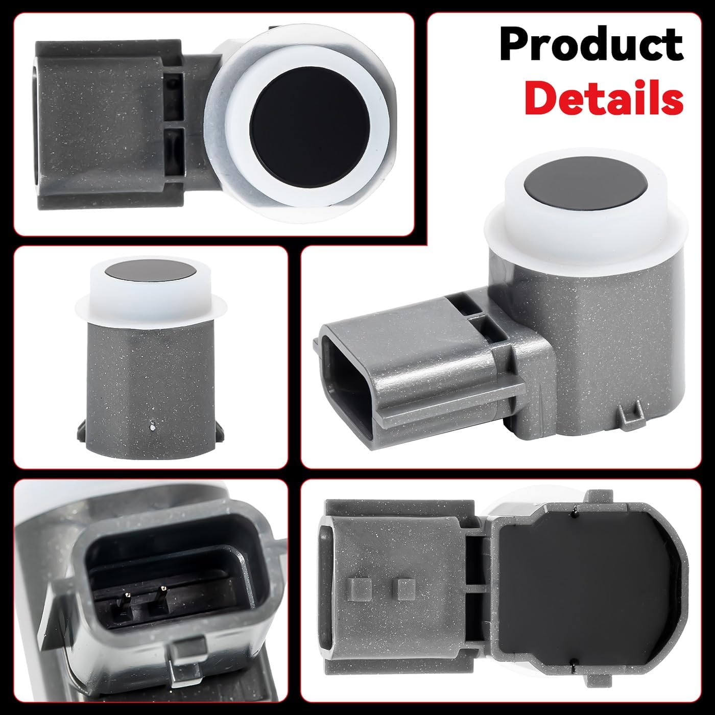 4pcs PDC Bumper Parking Aid Assist Sensors Backup Reverse Radar - Compatible with Nissan Altima Armada Pathfinder Maxima Titan XD Infiniti Q50 Q60 Q70 Q70L QX50 QX60 QX80-284383SH0B 284383TA2E