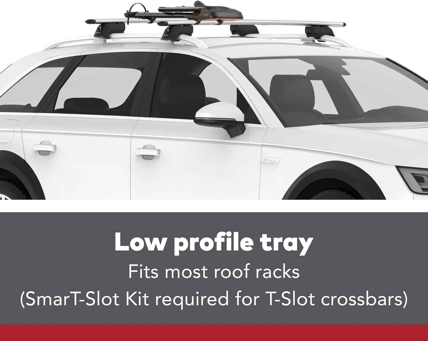 Yakima Upright Bike Rack Mount, Car and SUV Roof Bicycle Carrier with Low Profile Tray and Universal Mounting Hardware, HighRoad