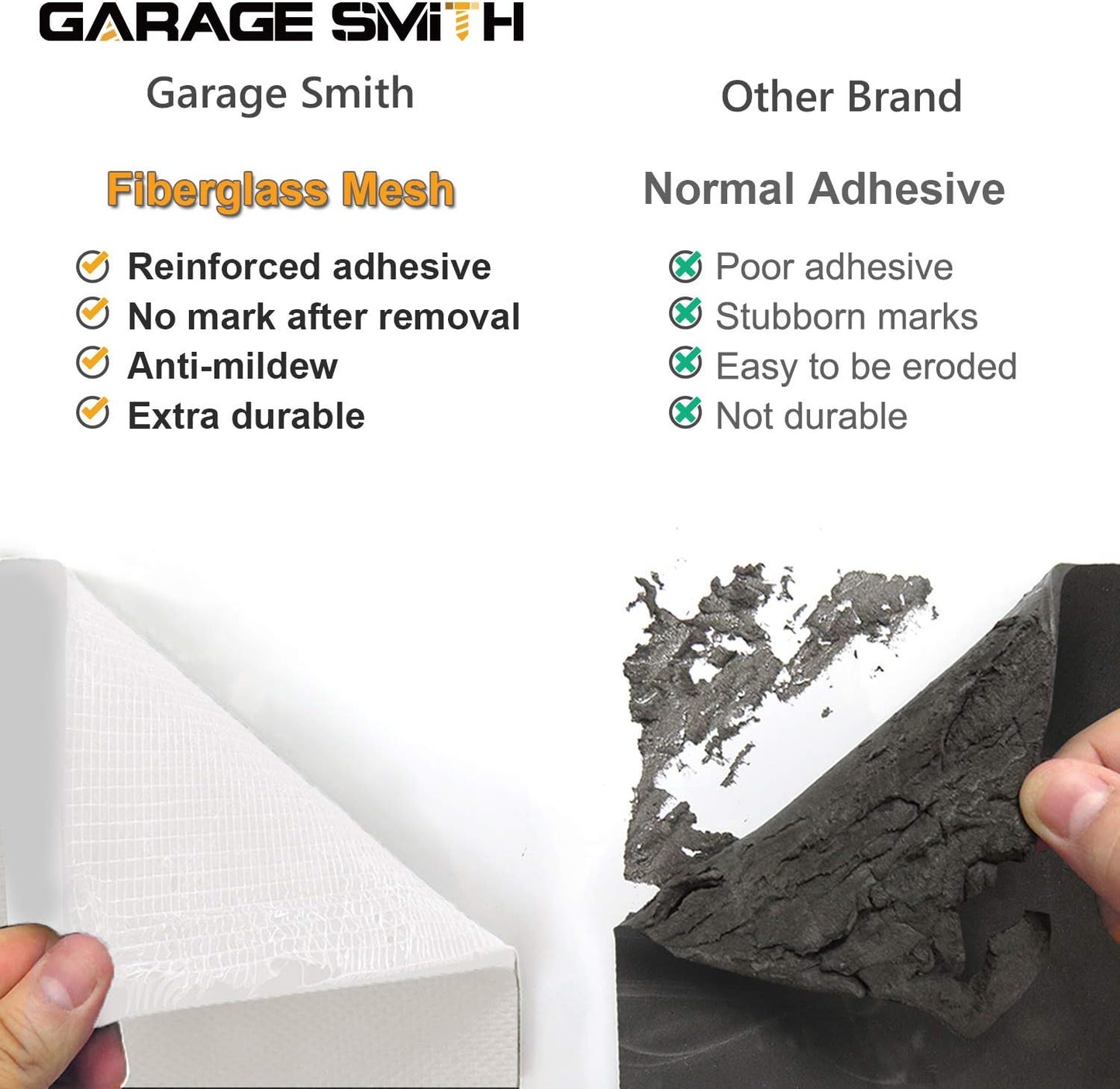 Garage Smith GWP04 Garage Wall Protector Car Door Protectors, Designed in Germany (4-Pack)