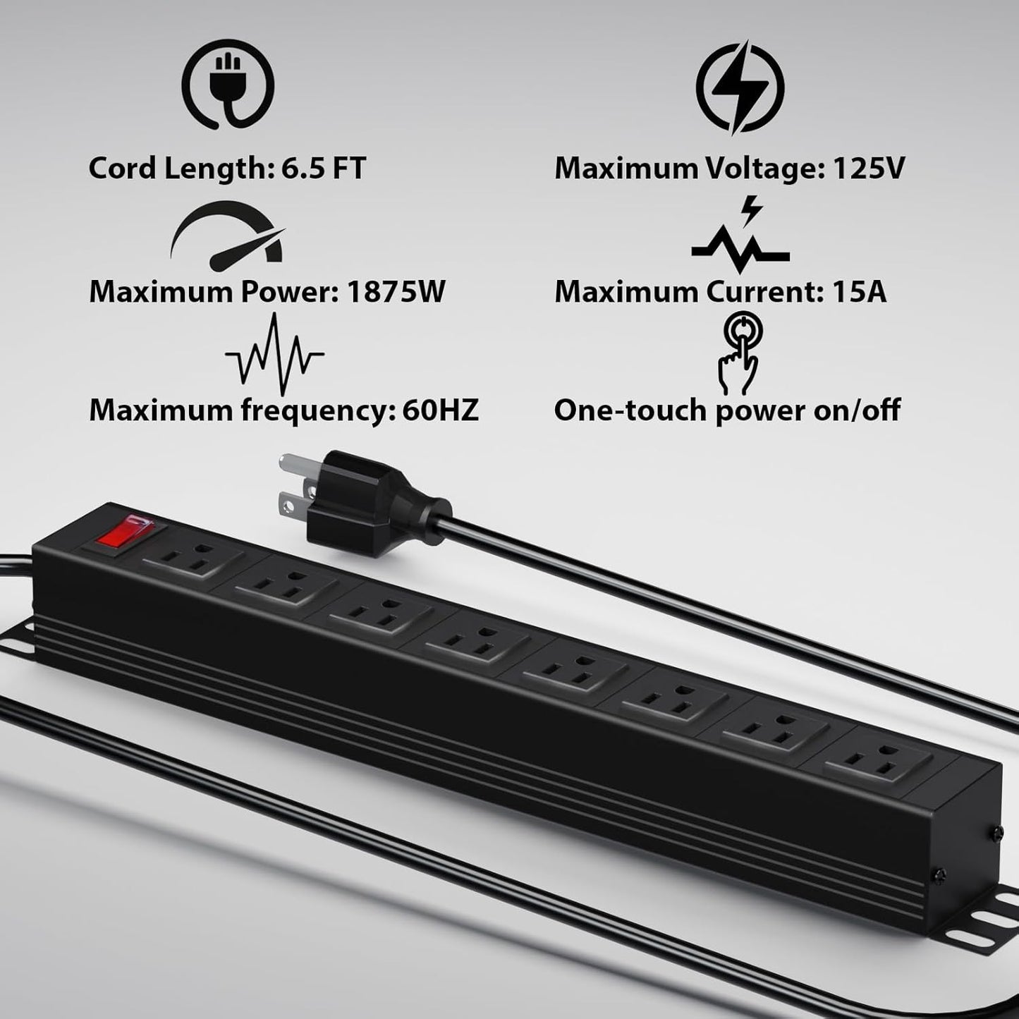 Power Tool Organizer With Charging Station, Wall Mount Drill Holder, Screwdriver and Battery Organizer, Heavy Duty Rack for Garage, Workshop, Tool Room, Workbench