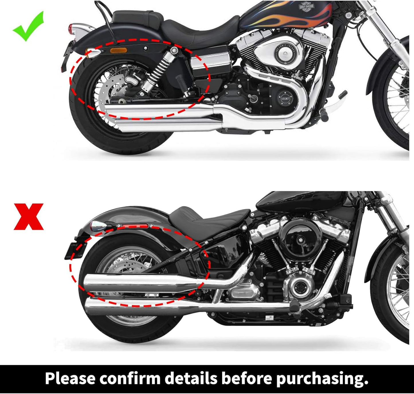 XFMT Gloss Black Hard Saddle bags Trunk w/Lid Latch & Key+Saddlebag Conversion Brackets Mounts For Harley Davidson Softail 1994-2013
