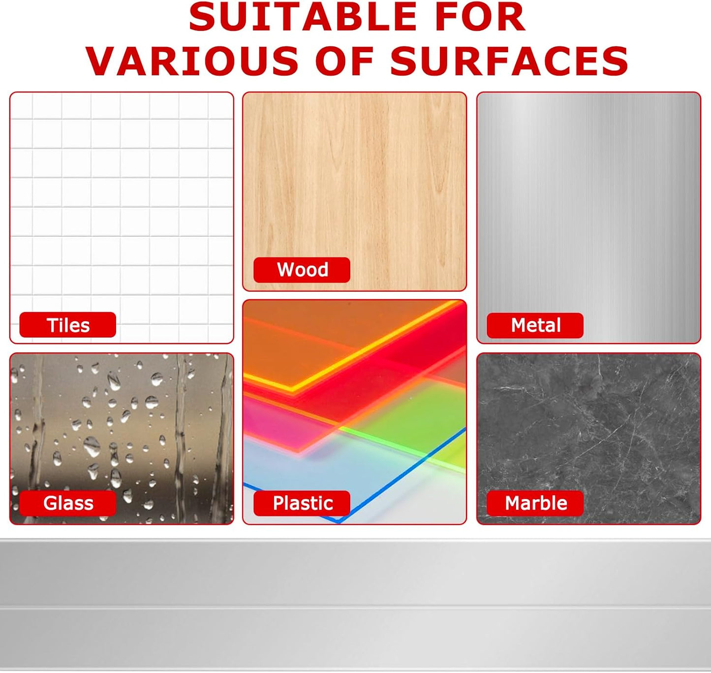 Flexible Wall Corner Protector Moulding Trim Peel and Stick Wall Corner Guards Edge Protector Self Adhesive Molding Trim Strip for Edge Ceiling (Silver, 1.6 in x 20 Ft)