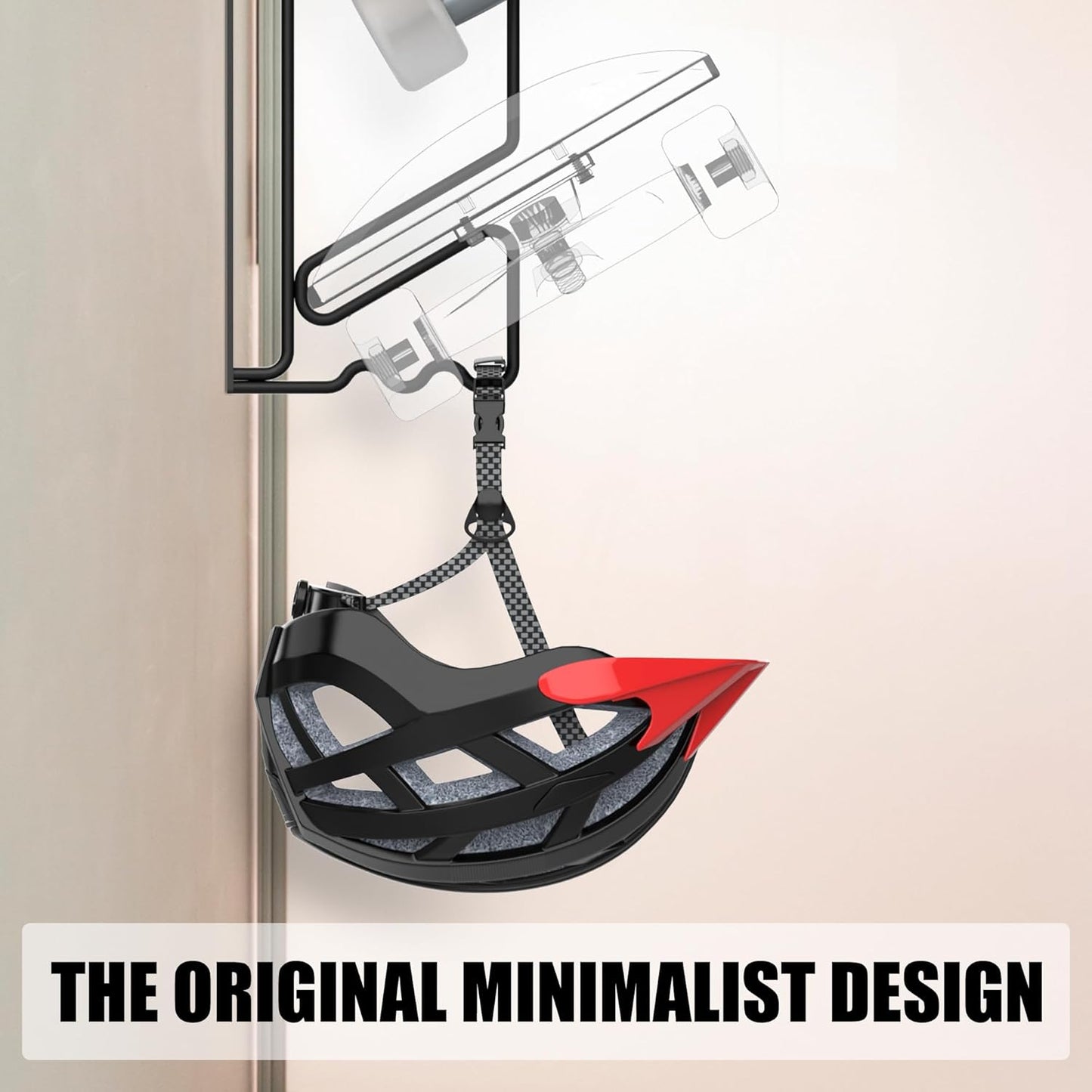 UNIREDPOWER Skateboard Storage Rack, Wall Mounted Organizer Shelf, Wall Display Hanger Holds Up 3 Pairs of Longboard Deck, Garage, Home, Shed