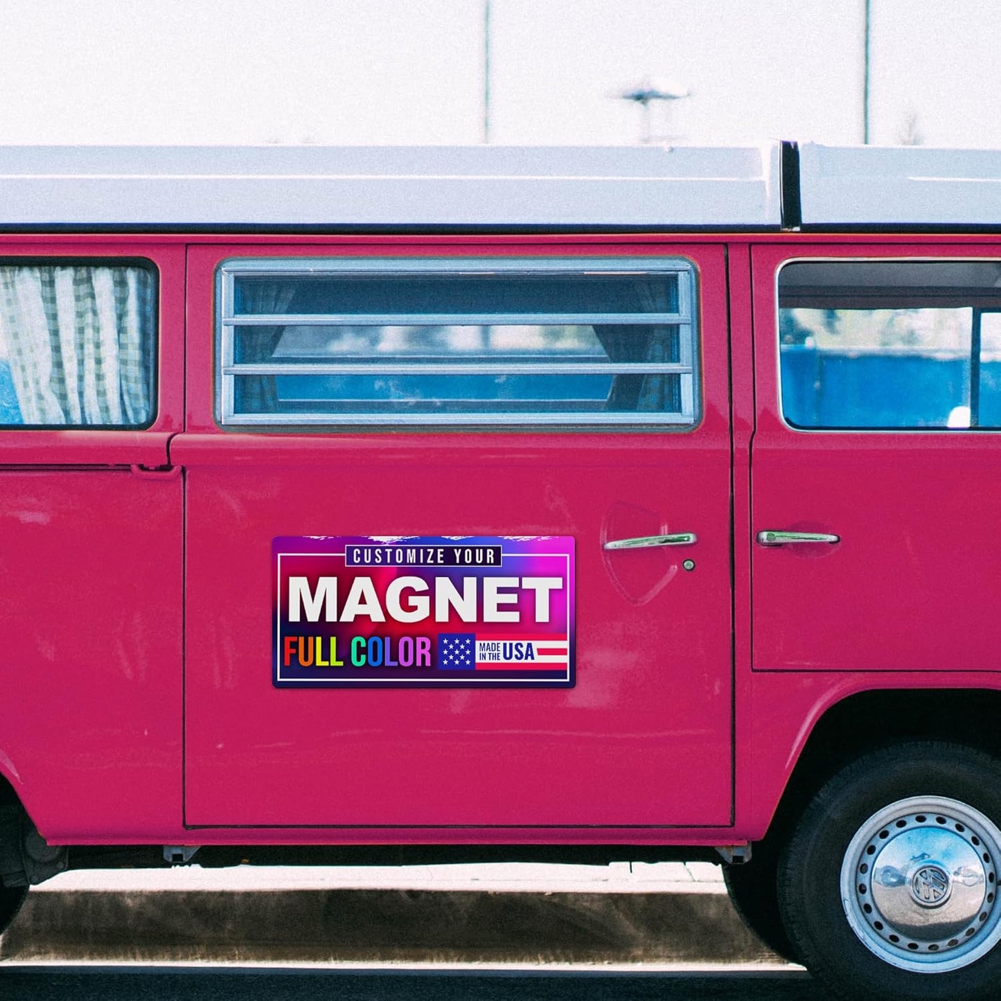 12"x24" Custom Magnet Signs in Full Color for Business and Advertising, 30 mil Customized Vinyl Car Magnets, Personalized Magnetic Sheets for Company Storefront & Vehicles, 1-Pack (Rounded Corners)