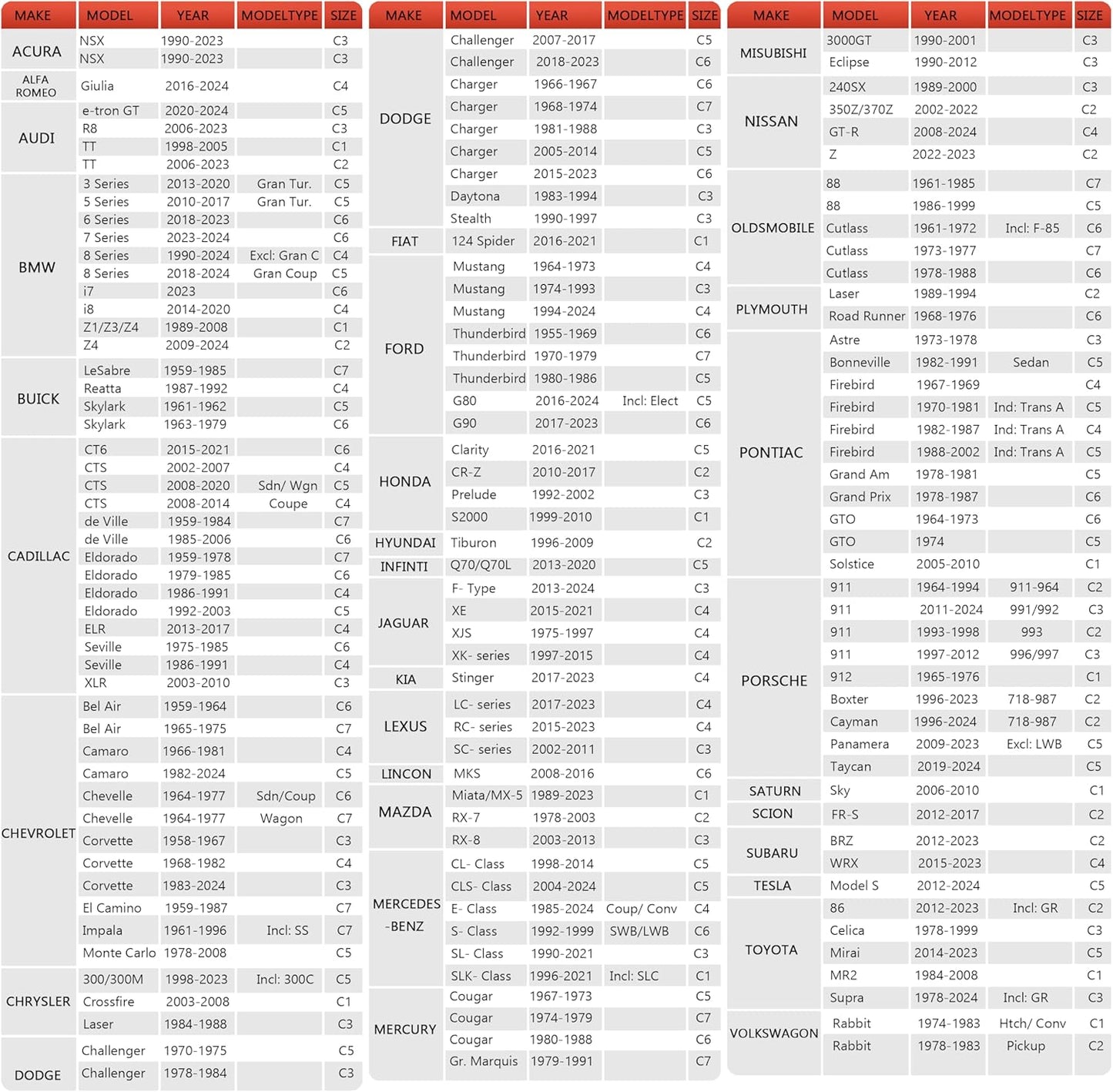 Car Cover Automobiles Waterproof All Weather for for Sports Coupe,Universal Fit Audi TT, BMW Z4, Porsche 718 Boxster Cayman, Nissan 350Z/370Z, Subaru BRZ, Mazda RX-7 etc(See Size Chart)