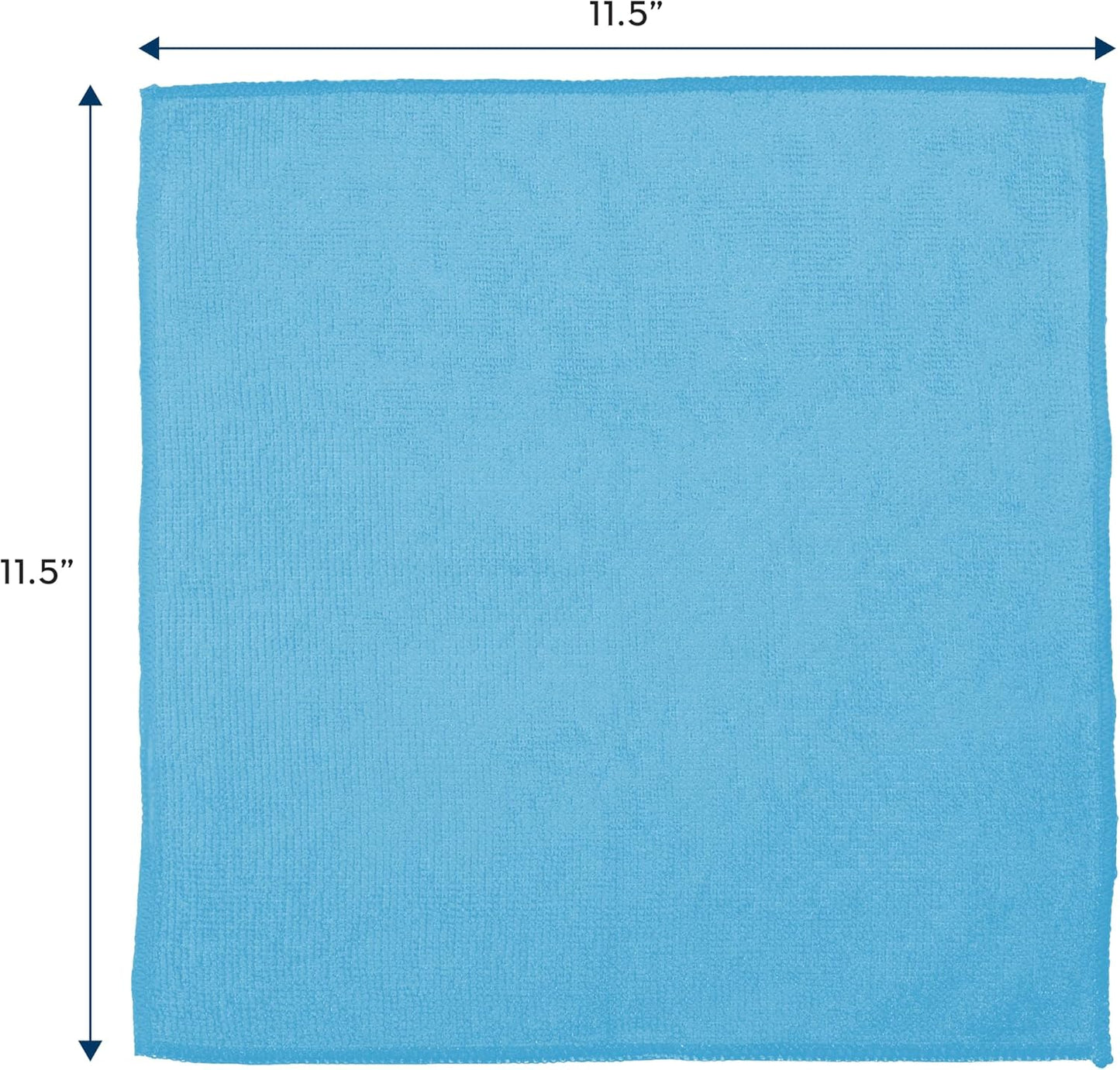 S&T INC. 200 Pack Microfiber Cleaning Cloth, Bulk Towels for Home, Reusable Microfiber Towels for Cars, Cleaning Rags, Assorted, 11.5 Inches x 11.5 Inches, 200 Count