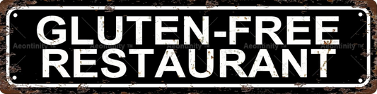 Vintage Metal Tin Street Sign Review – Retro Wall Décor for Restaurants, Cafes, Garages, and Home Spaces