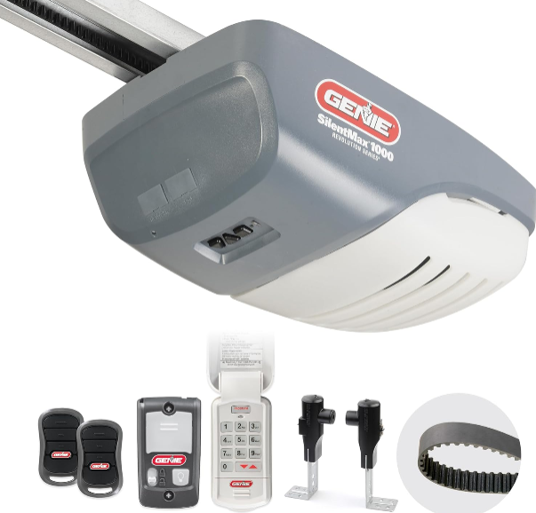 Genie SilentMax 1000 Garage Door Opener Review: Ultra-Quiet Belt Drive with 140V DC Motor