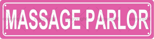 MASSAGE PARLOR Metal Tin Street Sign Review – Stylish Wall Decor for Home, Garage, Café, or Patio