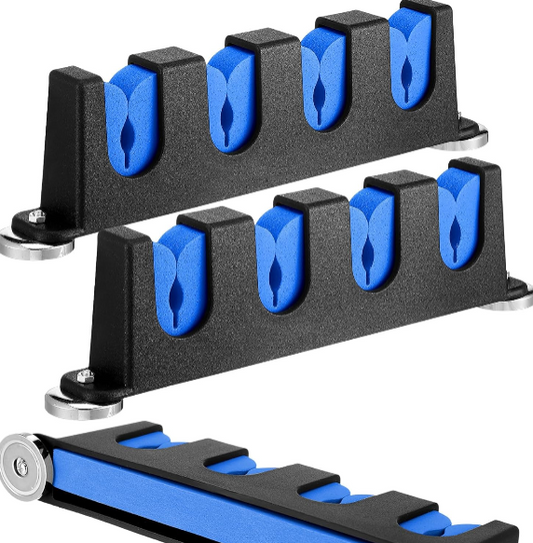 Magnetic Fishing Rod Holder Set: Vertical Fishing Pole Storage for Car, Truck, Boat, Garage, and Wall
