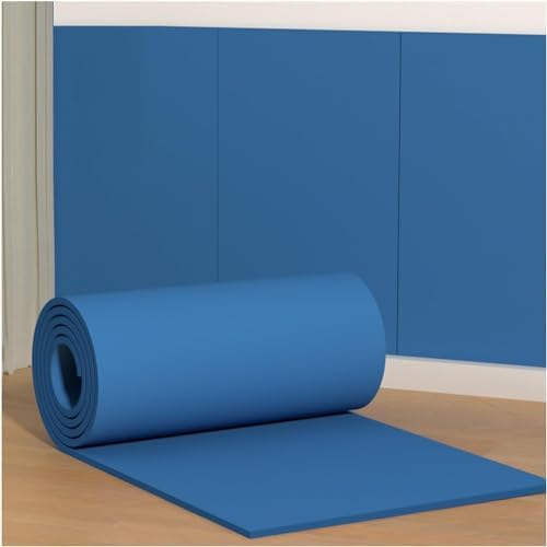 Garage Wall Protectors - Self-Adhesive Foam Cushions for Gym & Studio Walls, Grey Pads (39.3x39.3in / 100x100cm) - Impact-Resistant, Heavy-Duty Wall Protection