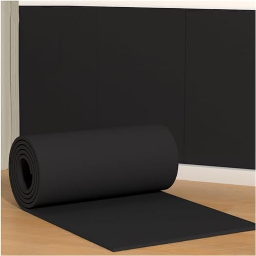 Self-Adhesive Rubber Foam Wall Protectors for Garage & Gym - Studio Impact-Resistant Shields (Grey, 39.3"x39.3"/100x100cm) - Easy Installation, Protection