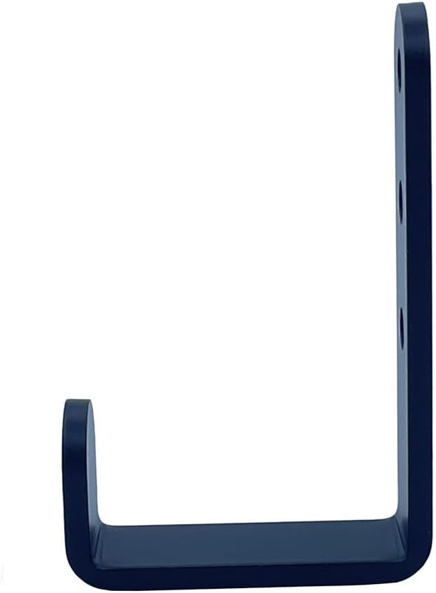 4 Pcs Black Heavy Duty Metal j Hooks for Hanging 230 lbs, Wall Mount Hook for Hanging Garage Storage Home Office Gym Sports Equipment, Tool Organization,Small U Hooks (L)