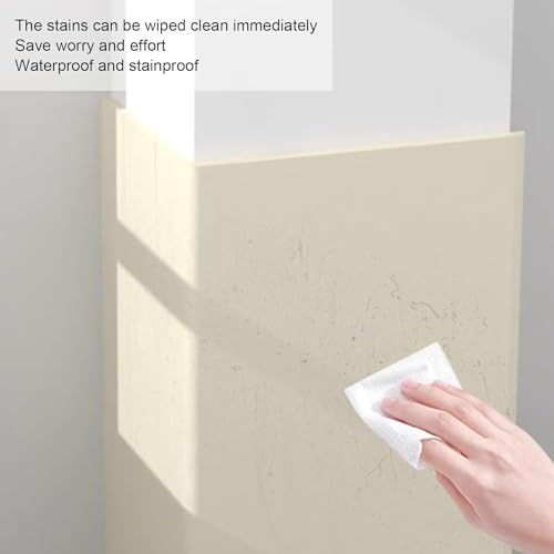 Self-Adhesive Rubber Foam Wall Protectors - 39.3x39.3in (100x100cm) - Grey Foam Shields for Garage, Studio & Gym Wall Damage Prevention