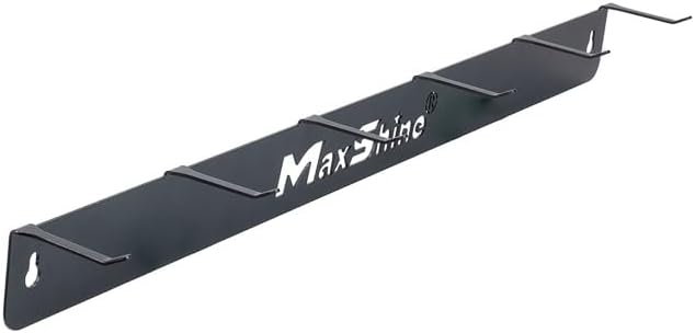 Maxshine Universal Detailing Brush Hanger - 6 Organizer Hooks, Lightweight Wall-Mounted Design for Auto Detailing Supplies, Ideal for Garage & Mobile Use (No Logo, 1, Count)