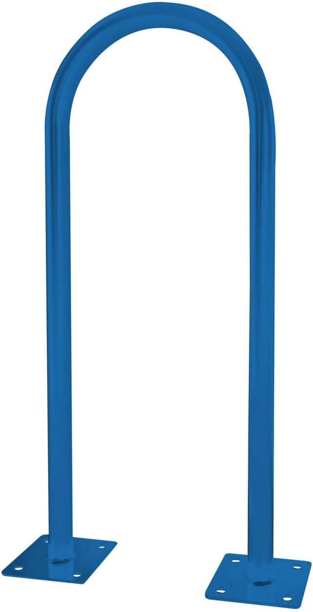 Sandbaggy U Shaped Bike Rack - Outdoor, Commercial - Galvanized Steel - Surface/Ground Mounted (10, Blue)