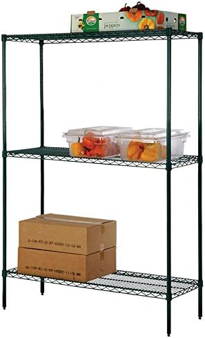 Omega 14" Deep x 60" Wide x 80" High 3 Tier Freezer Starter Shelving Unit