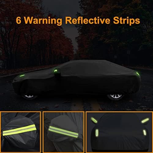 Custom Car Cover Compatible with Ford Mustang 2025-1994 1965-1973 Convertible Coupe, Waterproof All Weather Mustang Cover with Cotton Lining, Heavy Duty Rain Snow Sun UV Covers for Outdoor