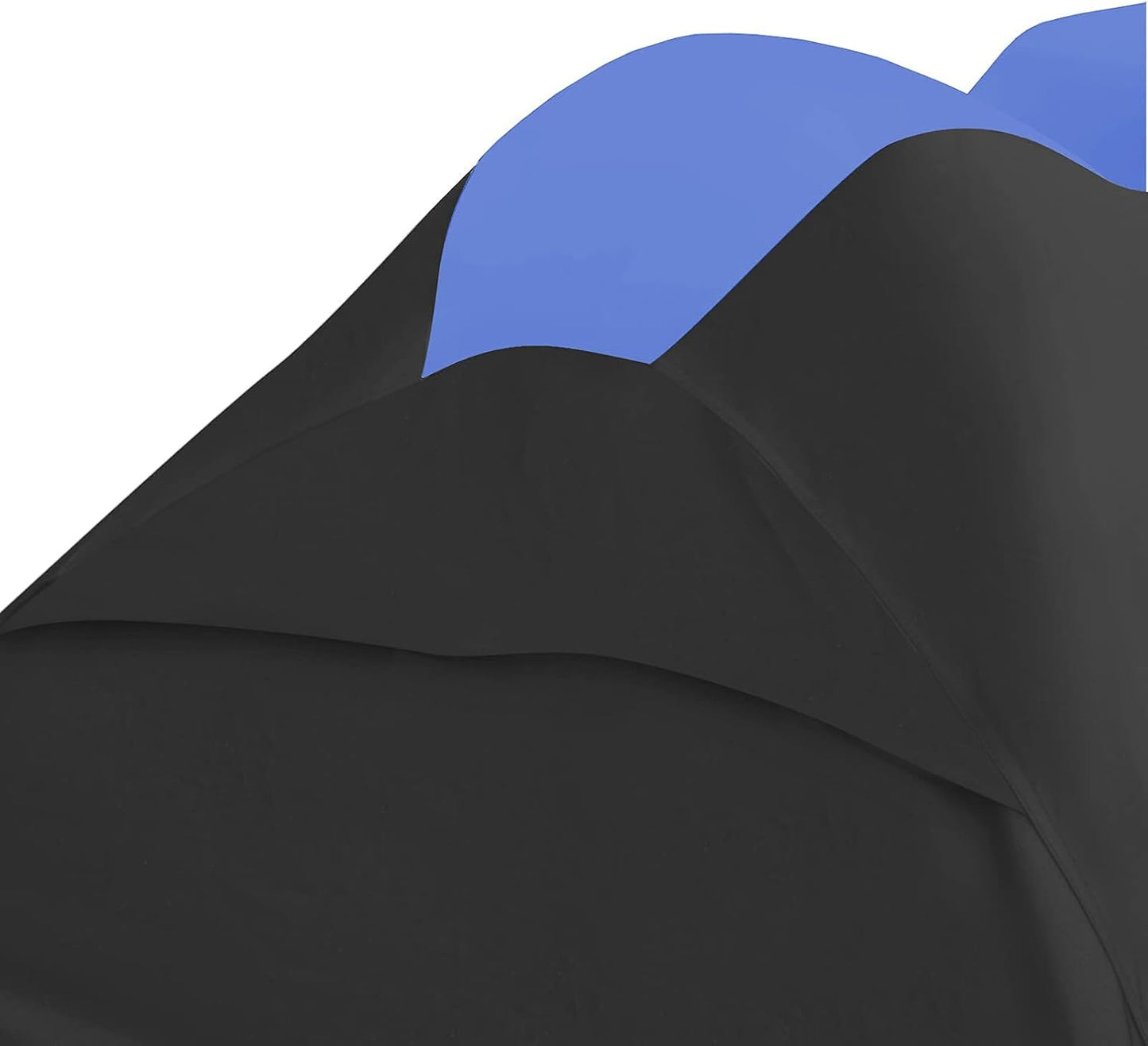 Trailerable Jet Ski Cover, Waterproof Marine Grade 600D Heavy Duty Polyester PWC Cover Blue/Black Color Fits from 116"-125" 2 Seater