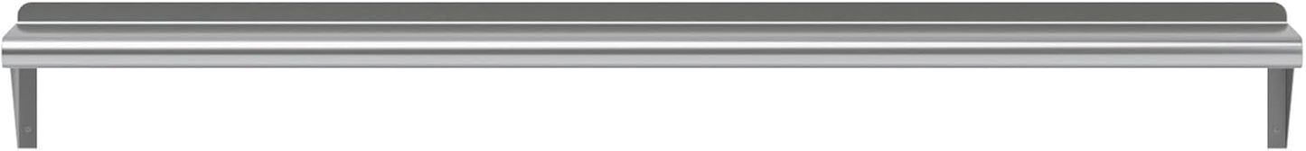 AmGood 60" Long X 8" Deep Stainless Steel Wall Shelf | NSF Certified | Appliance & Equipment Metal Shelving | Kitchen, Restaurant, Garage, Laundry, Utility Room