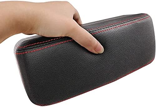 JEYODA Car Armrest Box Adjustable Pad Refit Car Central Lift Armres Storage Organizer Box Arm Rest (Grey)