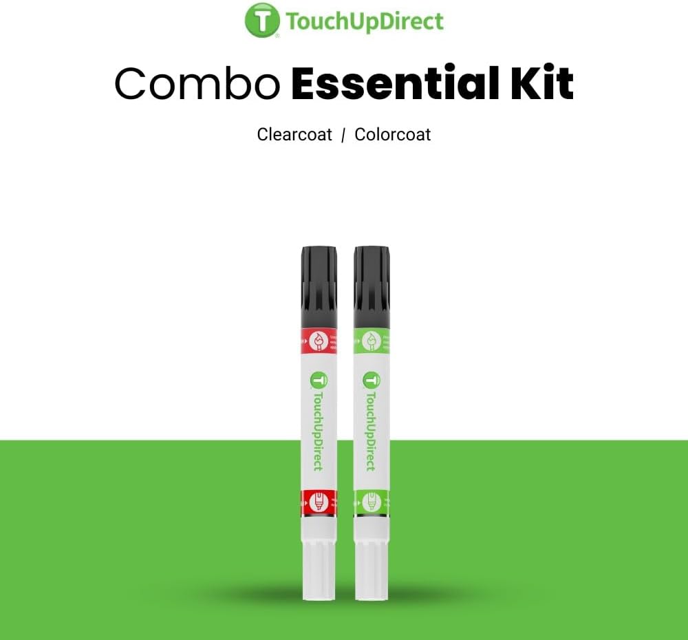 TouchUpDirect 8T7 Blue Streak Metallic Compatible with Toyota Exact Match Touch Up Paint Combo - Essential Kit