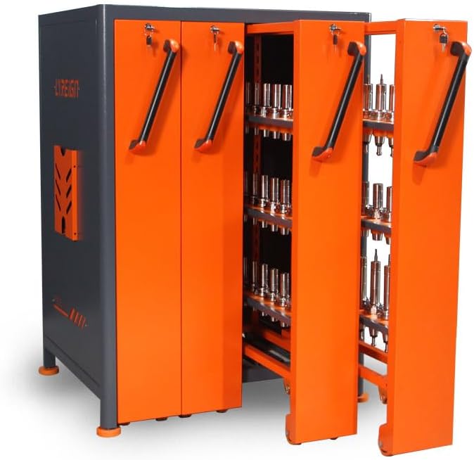 BT50 Vertical Drawer Cabinet, Multi-Purpose CNC Tool Storage Cabinet, CNC Tool Storage System for Warehouse Workshop Use