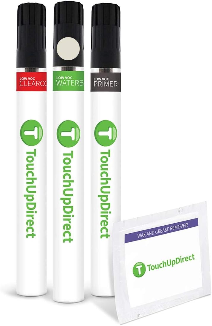 TouchUpDirect 1E7 Silver/Silver Streak Metallic Compatible with Toyota Exact Match Touch Up Paint Brush - Preferred Kit