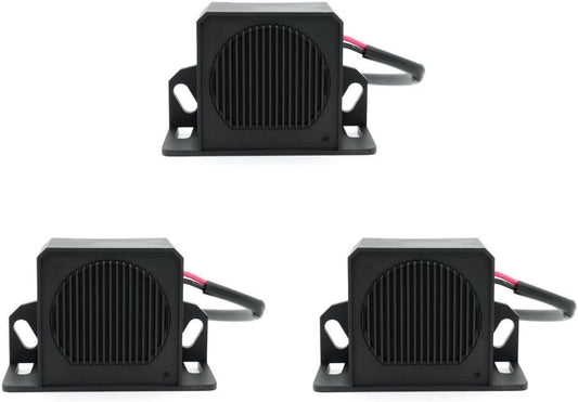 87dB~102dB beep Sound 12-24V Backup Alarm Reversing Alarm (12-24V 87~102dB 3 PCS)