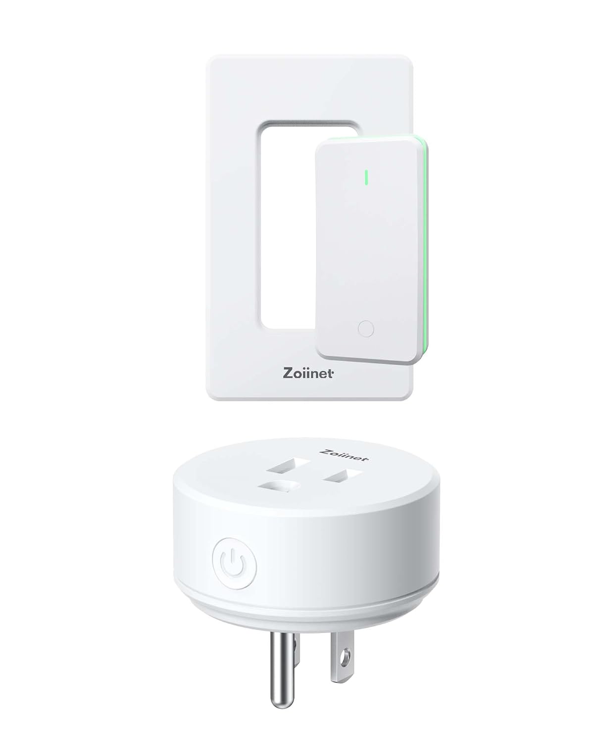 Remote Control Outlet Plug Switch, Buckle Design & Removable Wireless Light Switch, No Wiring Needed, 300 ft, 15A/1500W, Programmable, for Household Appliances