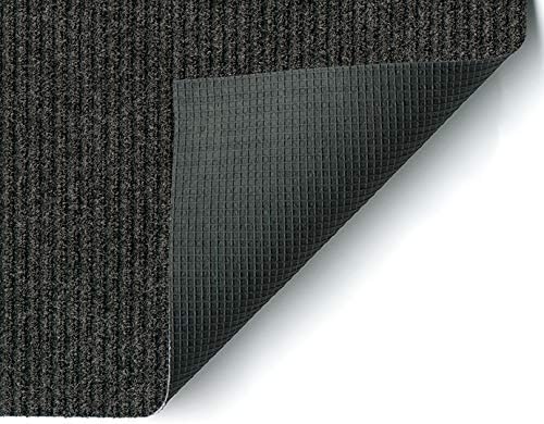 KOECKRITZ Heavy Duty Durable All Weather Indoor/Outdoor Non Slip Entrance Mat Rugs and Runners for Office Business Building Home Garage Front Door (3' x 18', Charcoal)