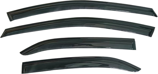 inchannel Window Visor Deflector Compatible with Toyota Camry Sedan 2018-2024 Sun/Rain Guards Outside Mount Smoke 4pcs
