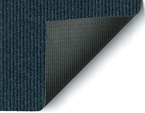 KOECKRITZ Heavy Duty Durable All Weather Indoor/Outdoor Non Slip Entrance Mat Rugs and Runners for Office Business Building Home Garage Front Door (4' x 8', Blue)