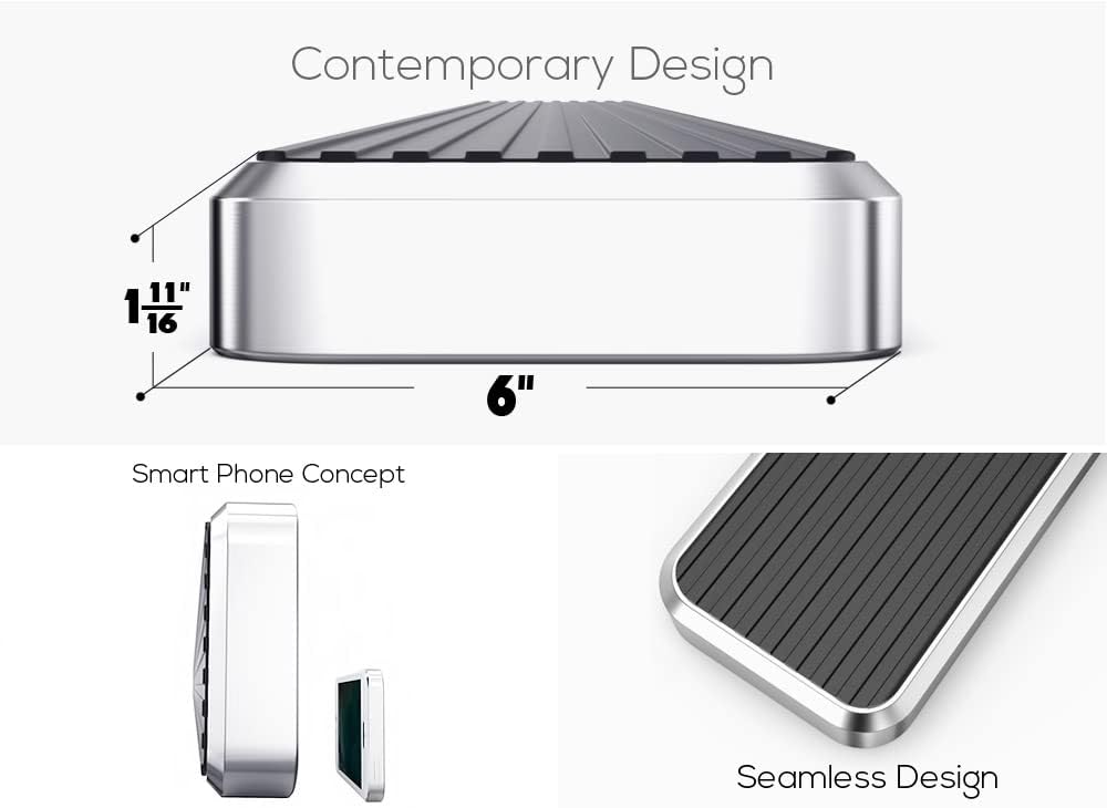 APS (Polished 304 Stainless Steel 6in Wheel to Wheel) Running Boards Nerf Bars Compatible with Ford F150 2015-2025 Regular Cab 6.5ft Bed & F-250 F-350 Super Duty 2017-2025