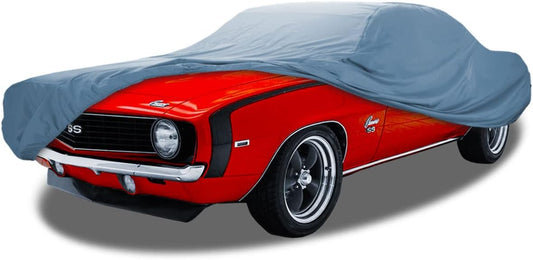 iCarCover Custom Car Cover for Chevy Camaro Z28, SS, Base Model, Coupe, Convertible, Waterproof All Weather Rain Snow UV Sun Protector Full Exterior Indoor Outdoor Car Cover (Year Fits 1967-1969)