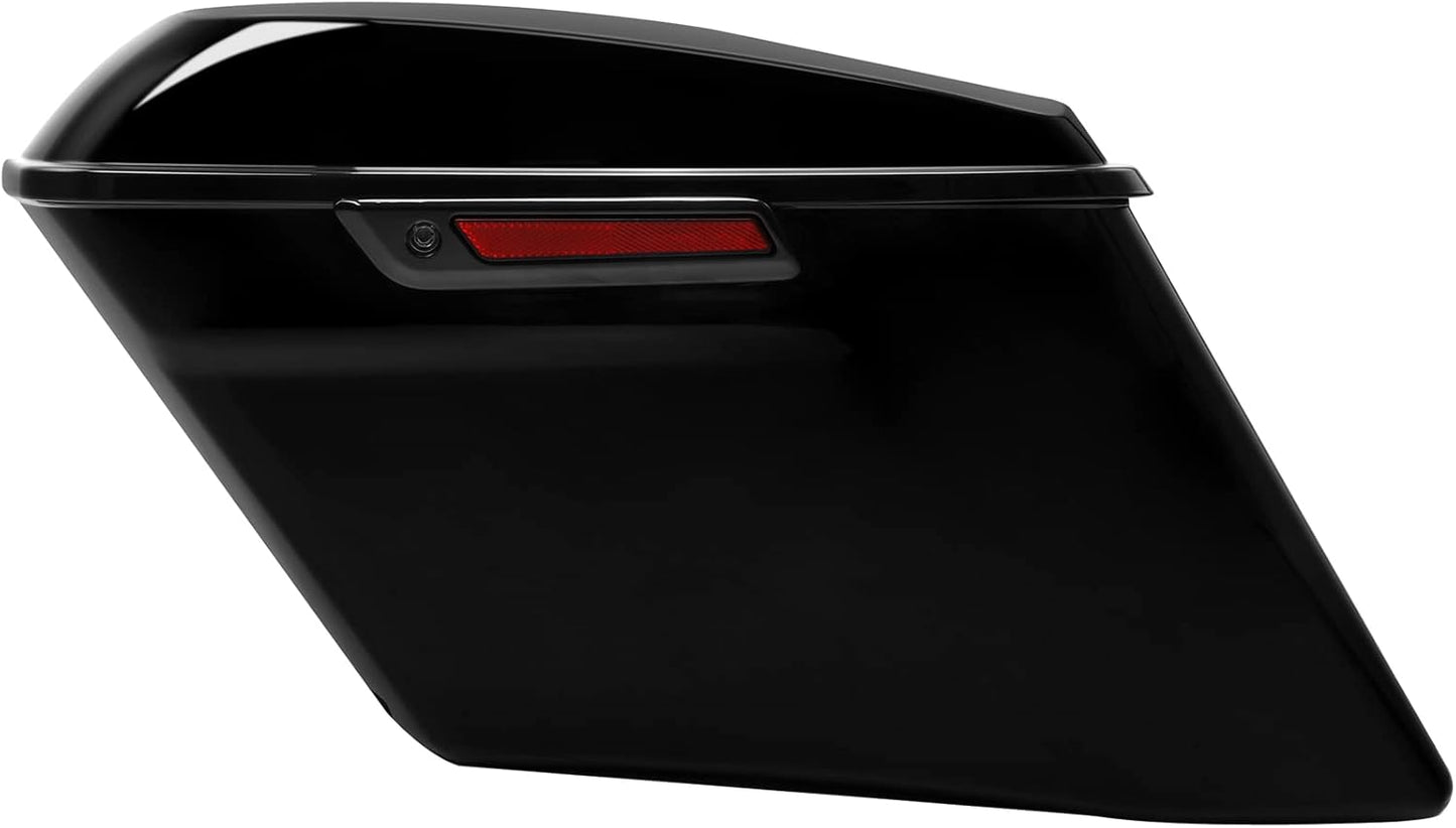 XFMT Motorcycle 4" Stretched Hard Saddlebags Bags Fit For Harley CVO Street Glide 2014-2023